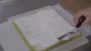 清爽綠色系--開心果青提蛋糕卷