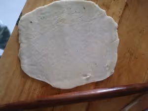 蘭州名小吃——（破皮襖）油壺喧（玉泉山莊同款）——燙麵苦豆餅