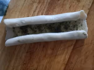 蘭州名小吃——（破皮襖）油壺喧（玉泉山莊同款）——燙麵苦豆餅