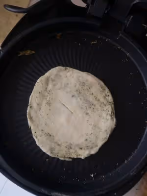 蘭州名小吃——（破皮襖）油壺喧（玉泉山莊同款）——燙麵苦豆餅