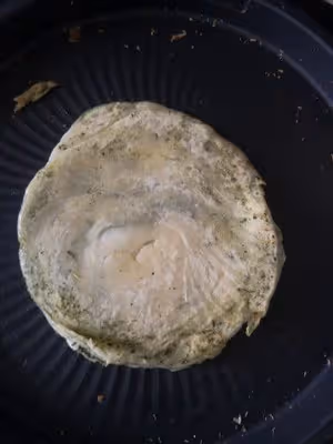 蘭州名小吃——（破皮襖）油壺喧（玉泉山莊同款）——燙麵苦豆餅