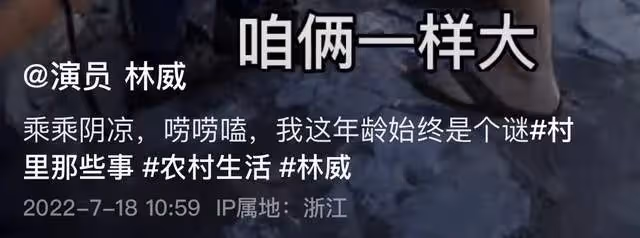 港星林威隱居河北農村,烈日下坐土牆邊乘涼,與村民嘮嗑毫無架子