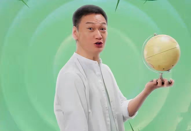 陶大宇街邊當志願者!低頭彎腰派飯顯恭敬,汗水浸濕衣服毫不在意