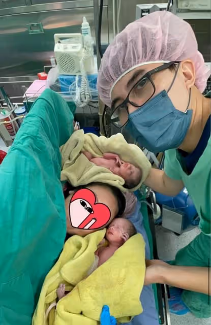 台灣知名主播早產產下龍鳳胎!剖腹產後大出血,經歷6次人工受孕