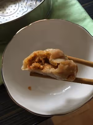 #🦊在韓國#秒殺必品閣！教你做韓國泡菜餃子（김치만두)
