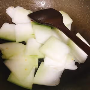 有肉味的素炒冬瓜