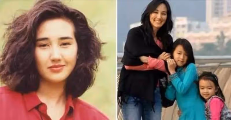 「男神收割機」柏安妮，大紅時息影嫁給普通人，今一家四口很幸福，近照罕曝光，網贊：自然老去最美