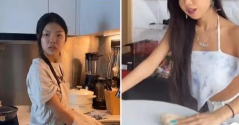 黃臉婆變辣妹！老公問老婆「為何我在家不打扮」她秒換「火辣貼身長禮服」霸氣嗆：滿意了嗎