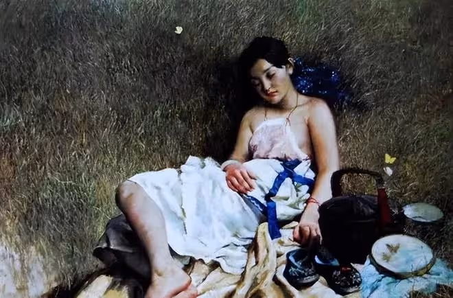 周迅18歲時曾做人體模特,油畫曝光才被大眾熟知,一幅畫賣184萬