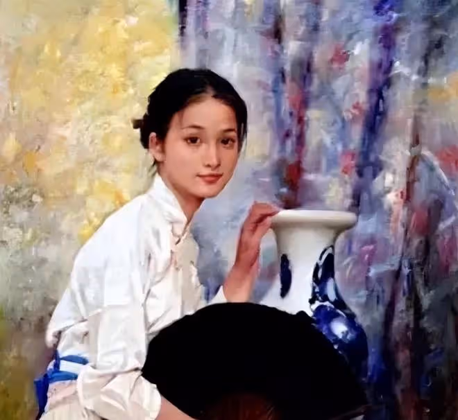 周迅18歲時曾做人體模特,油畫曝光才被大眾熟知,一幅畫賣184萬
