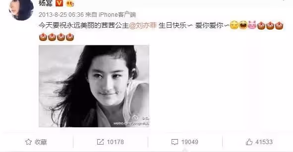 楊冪劉亦菲 僅差一歲的她們心結埋了13年