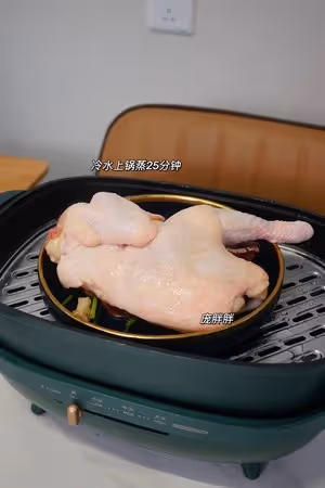廣東湛江特色美食——隔水蒸雞 原汁原味 雞滑肉嫩
