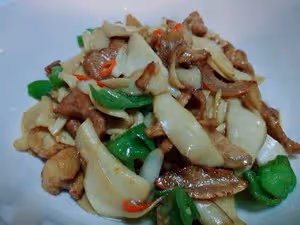 杏鮑菇炒肉