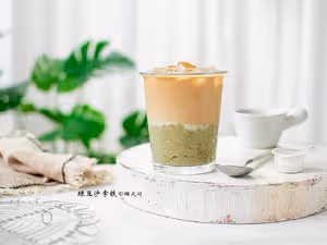 夏日限定！清涼解暑｜ 綠豆沙冰拿鐵