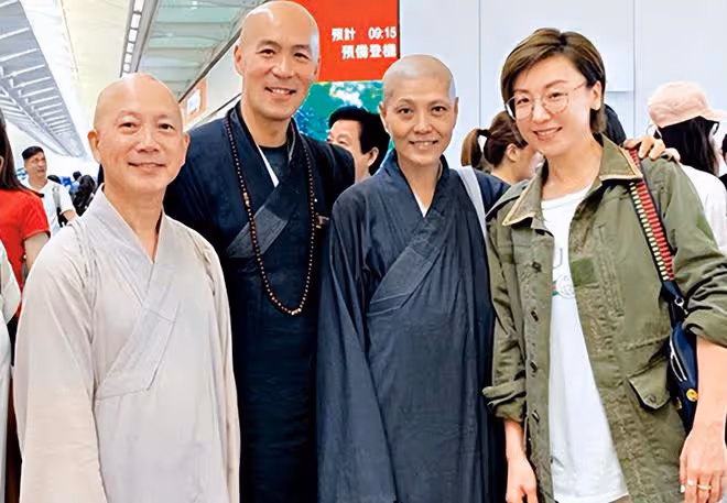 譚詠麟熒幕搭檔罕露面!出家8年慈眉善目,62歲生日獲港姐送蛋糕
