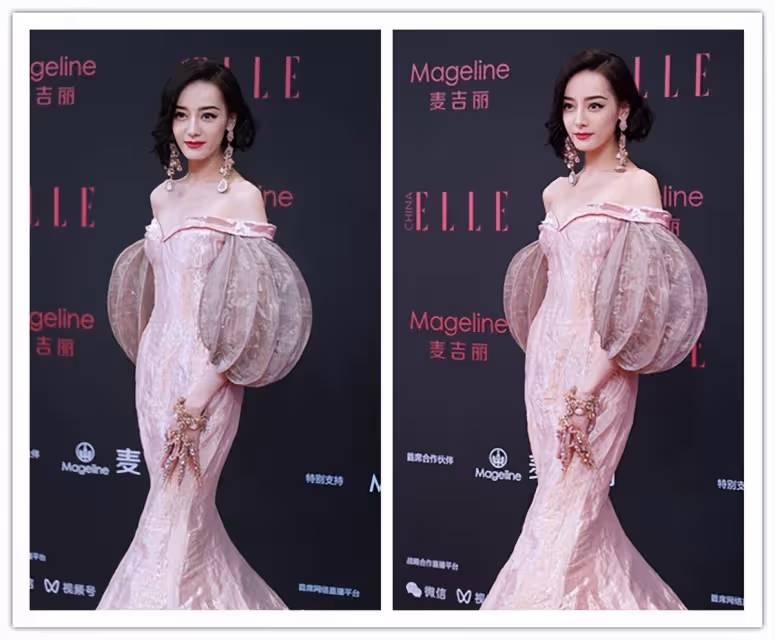 迪麗熱巴這麼招人喜歡是有原因的,穿長裙超級有魅力,太迷人