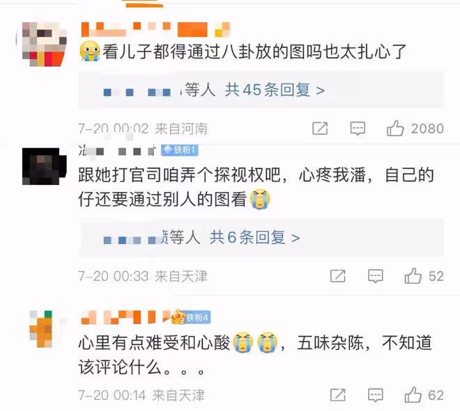 潘粵明凌晨轉發董潔兒子近照,連連道謝令人心疼,已9年未見孩子