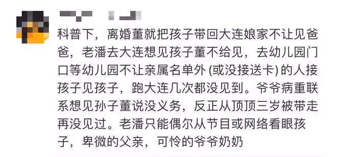 潘粵明凌晨轉發董潔兒子近照,連連道謝令人心疼,已9年未見孩子