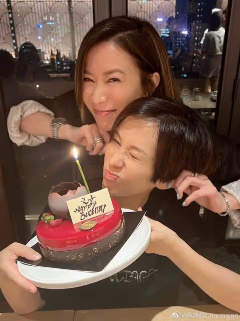 TVB視後為圈中好姐妹慶生!兩人曬鬼馬合照,淡妝出鏡狀態佳