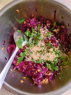 減脂餐涼拌紫甘藍