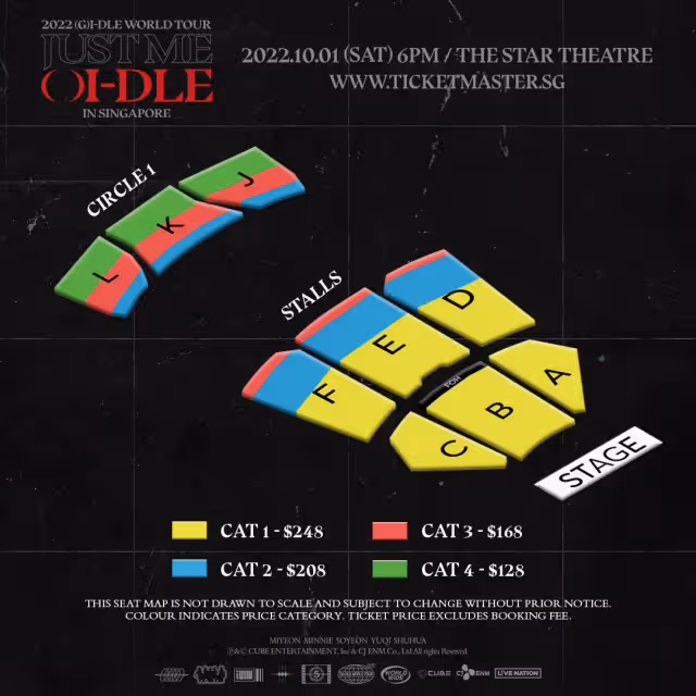 人氣韓團(G)I-DLE　10月1日獅城開唱！