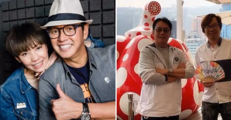 71歲譚詠麟香港豪宅曝光！四周高樓林立，樓頂天台大到能開派對， 身後巨大南瓜搶鏡：別有巨星風范
