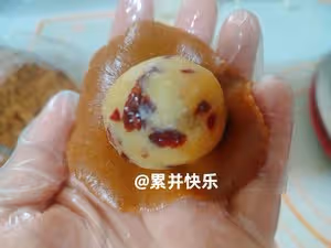 黑糖椰蓉蔓越莓月餅㊙️花紋清晰立體不翻車