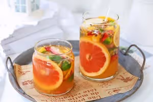 冷泡水果茶