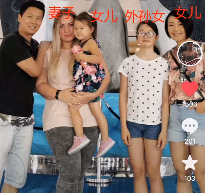 63歲演員娶洋老婆分居兩國,感嘆一家人思維不同,三胎女兒剛一歲
