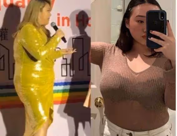 林憶蓮22歲女兒李喜兒近照引熱議,用絲巾做肚兜大膽前衛,肥胖身材性感迷人,似老爸李宗盛,網贊:自信的女孩最美麗