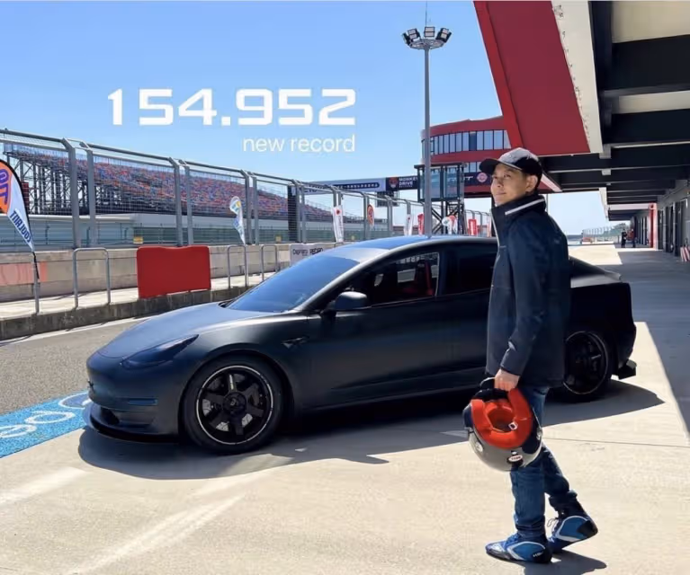 林志穎酷愛特斯拉車款　曾把特斯拉當賽車「創電車新紀錄」
