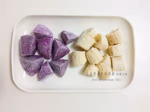 低糖低卡！！清爽的火龍果香蕉冰淇淋