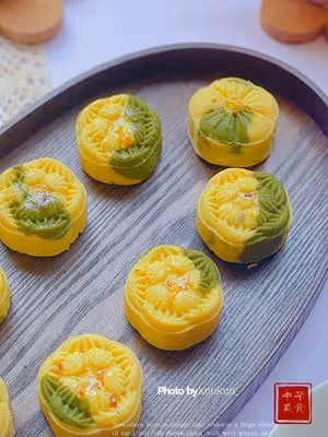 茶果子🍵夢華錄碧澗豆兒糕｜自製解暑茶點～綠豆糕
