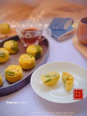 茶果子🍵夢華錄碧澗豆兒糕｜自製解暑茶點～綠豆糕