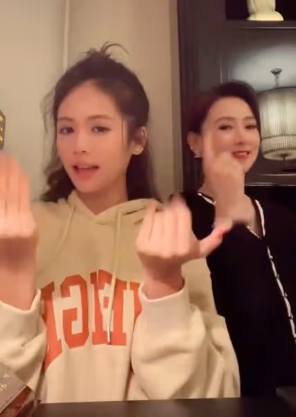 翁虹女兒太美了，母女同框高顏值超驚艷，不出道真可惜了！