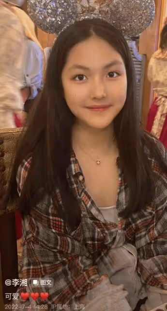 李湘曬女兒近照 暴瘦20斤顏值大變 名媛范十足