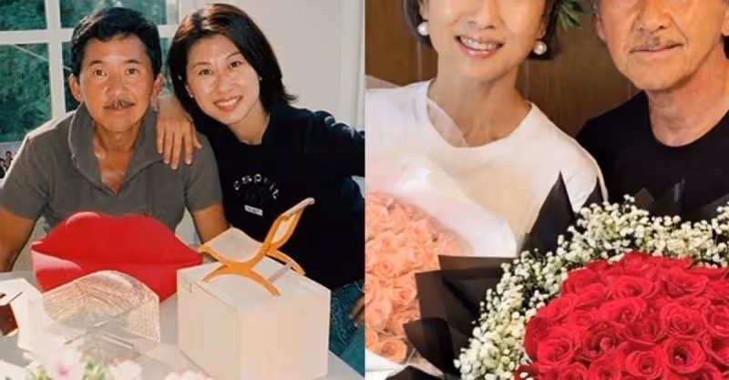 嫁給自己偶像！葉蒨文捧大束玫瑰「燦笑像小孩」喜迎結婚26週年　罕放閃「墨鏡反射出愛情」網讚：太甜了