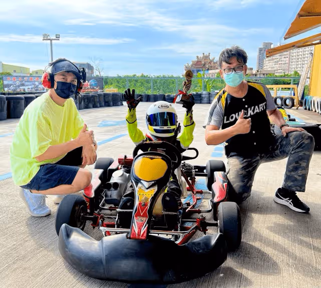 林志穎遭車禍6歲兒子熱衷賽車，受傷仍堅持練車