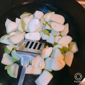 西葫蘆炒扇貝肉