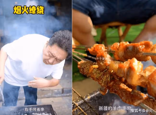 53歲于謙在農村做飯 用大鍋燉肉太接地氣