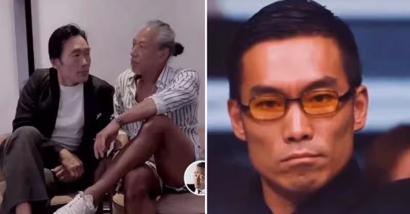 古惑仔張耀揚鄭浩南同框！前者頭髮花白顯老態，相差2歲似兩代人！