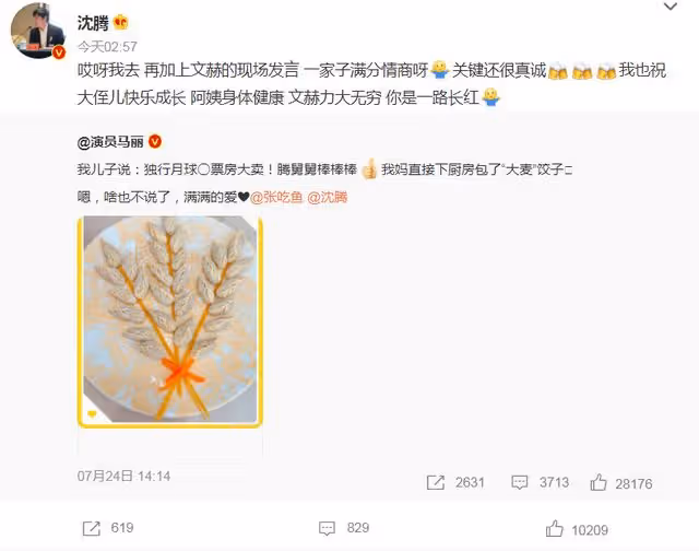 42歲沈騰暴瘦現身!留型男鬍鬚與馬麗互動親密,惹得女方老公喊話