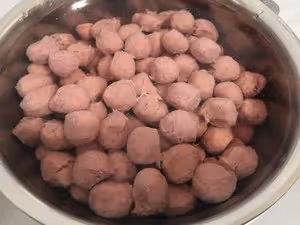 家庭自製牛肉丸