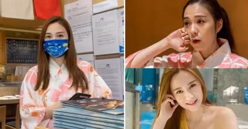 TVB前女星梁茵轉行做服務生!陷經濟困難淚崩,自曝存款已見底!