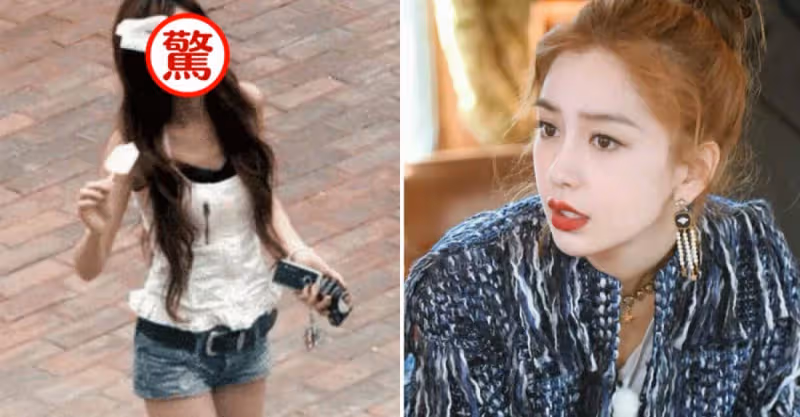 baby18歲日本舊照曝光！一頭卷髪性感十足，大膽在街上吃雪糕，網友：黃曉明不後悔嗎？