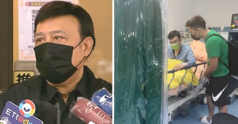 余天驚傳中風住院！兒子親口曝「接到爸爸求救電話」　病況曝光哽咽：「很嚴重了才說」