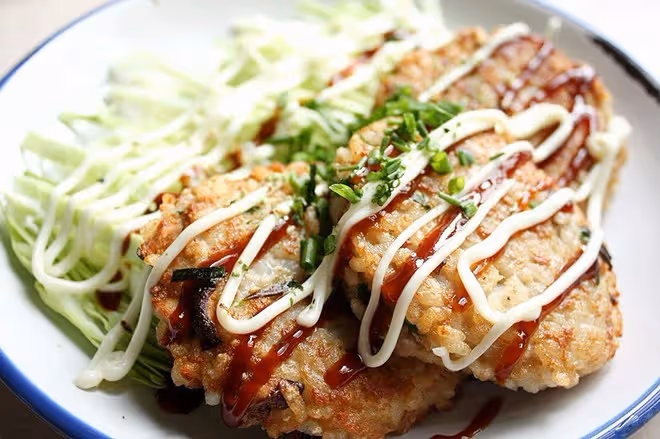 隔夜飯也能很美味の米漢堡
