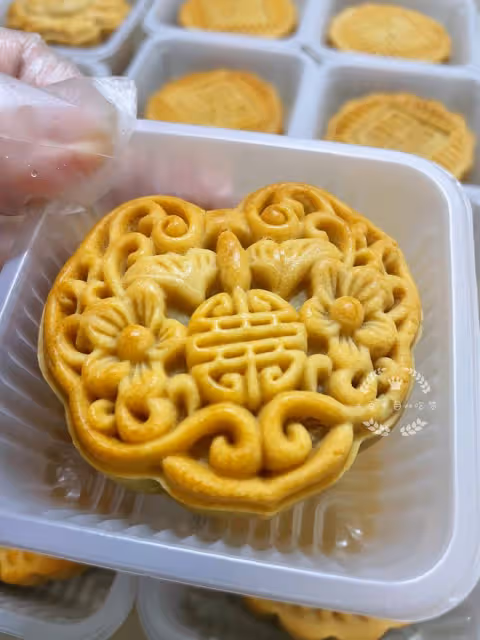 低糖低油花紋清晰的廣式月餅皮
