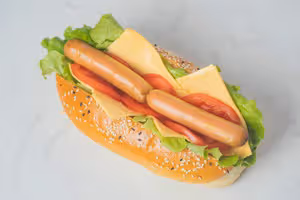 超柔軟三明治熱狗🌭️麵包
