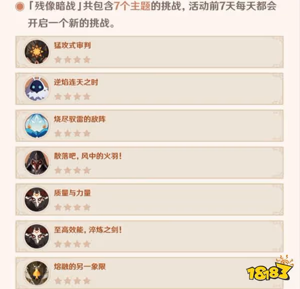 原神殘像暗戰玩法一覽 殘像暗戰該怎麼玩